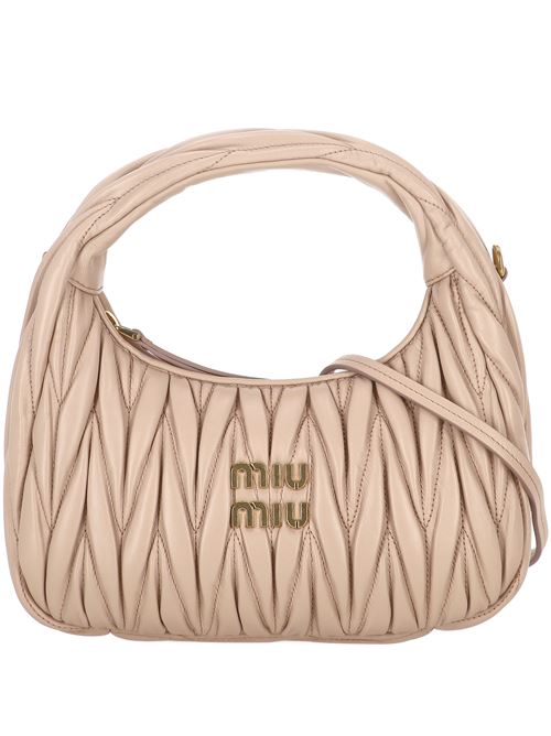 Wander hobo bag in quilted nappa MIU MIU | 5BC125V-OOYAN88F0236